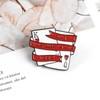 VEINTI+1 Poker Pins Enamel Brooch Set Abstractionist Royal Flush Queen