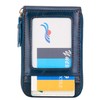 BRASS TACKS Leathercraft Credit Card Holder Genuine Leather Vintage RFID