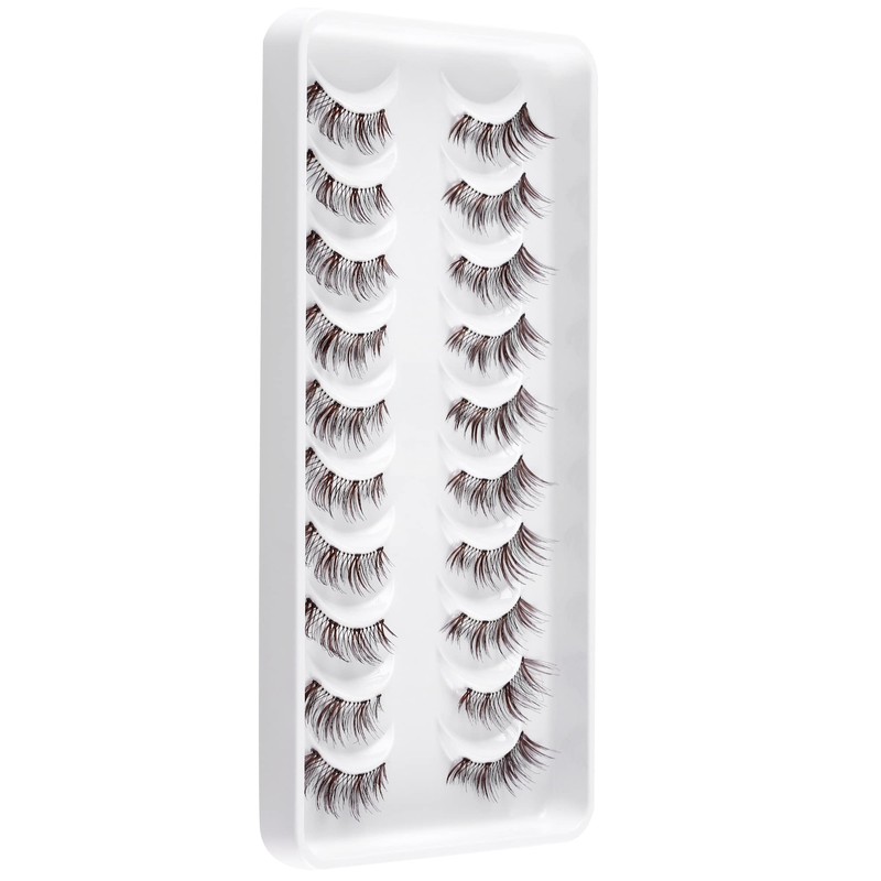 3D False Eyelashes, Natural Eyelashes, Pure Handmade Natural Look, Fluffy