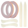 2Rolls(36 Yards) 7/32 Inch Width Copper Backed Copper Foil Tape