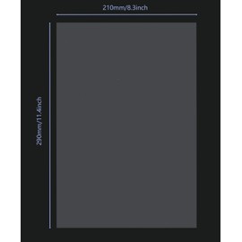 5 Pcs FEP Film 210 * 290x0.15mm, FEP Replacement Sheet for ANYCUBIC Photon Mono M5/Photon Mono M5s/M5s Pro, ELEGOO Saturn 3, Saturn 3 Ultra, Saturn 2, Saturn 8K, Halot Mage/Pro