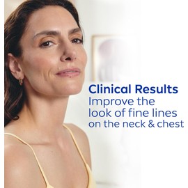 NIVEA Crema Reafirmante Y Antiarrugas Para Cuello Y Pecho, Crema Corporal Hidratante 24 Horas Reduce El Aspecto De Líneas Finas Y Arrugas, Tubo De 6.7 Oz