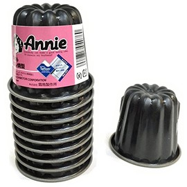 3633500 Nonstick Canele Mold 2.2 inches (5.5 cm) Set of 10 (Includes Gran Chef Original Recipe)