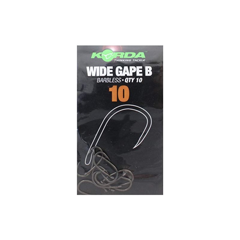 Korda Hybrid Wide Gape Barbless Size 10