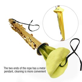 Sax Cleaning Cloth, Ultrafine Fiber Material, Easy to Use, for Saxophone Players, Music Teachers, Professional Performers, Daily Maintenance, Stage Performances