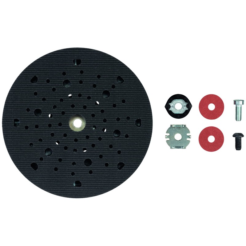 Bosch 2608601334 Grinding Plate Multi-Hole Hard 150mm in Black/Blue