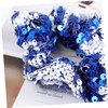 Ipetboom Scrunchie Big Sequin Hair Bow Hair Ties Ropes Sequins