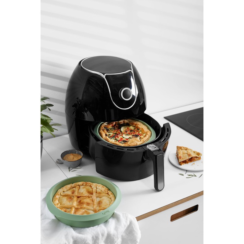 Lékué Multifunctional Mould 20 cm Diameter for Hot Air Fryer,