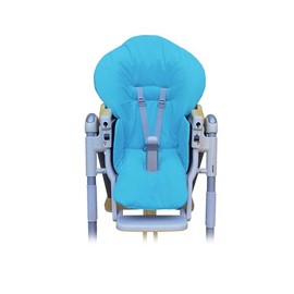 Aveanit High Chair Cushion Replacement Cover Seat Cushion Baby Chair for Peg Perego Diner, 100% Cotton, Light Blue