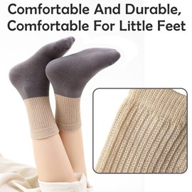 Super Warm and Cozy Kids Merino Wool Walking Socks - 1 Pair of Winter Hiking Thick Crew Boot Socks for Toddlers, Boys and Girls - Heavy Thermal Cabin Gift Socks (UK, Age, One Size, L, Gray)