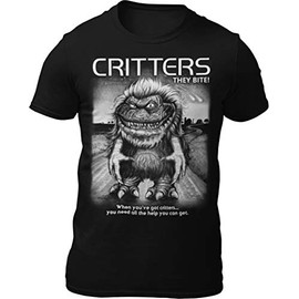 Death Is Coming Critters T-Shirt (XL) Black