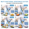 ZTQCSQ Upgraded version Mandoline Slicer for Kitchen &Safe Vegetable Chopper
