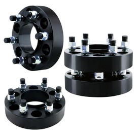 6x135 Wheel Spacers Replacement for 2004-2014 Ford F150 Expedition, 1.5in 38mm Hubcentric 6 Lug for 2003-2014 Lincoin Navigator Mark LT with M14x2.0 Studs and 87.1mm Hub Bore, 4pcs Black