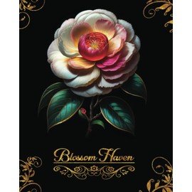 Blossom Haven "A Floral Coloring Adventure": Anxiety Relief Activity Book with High Quality Illustartions of Multiple Beautiful Flowers from Around the World