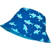 Playshoes Boys UV Protection Fishing Hat Swimming Hat Headwear Shark