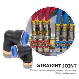 VILLFUL 1set Air Hose Fitting Assortment Hose Connectors for Quick Disconnect Easy Installation No Air Leakage Versatile Tube Connectors for Various Piping Needs