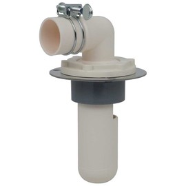 Kakudai Washing Machine Plumbing Trap for Eliminating Disagreeable Odor, Attach Directly to Floor, Convenient for Use, Suitable for Both Nominal 50VP/ VU Pipes