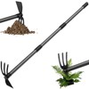 Hoe Garden Tool, Hoe Cultivator 2 in 1 Weeding Tools
