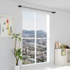 FS KEEWO Black Curtain Rod for Windows, 10 to 110