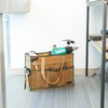 Tool Tote with 6 Pockets & Handle, Durable Waxed Canvas