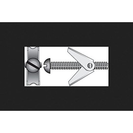 Hillman 1/4 in. Dia. x 3 in. L Round Steel Toggle Bolt 1 pk