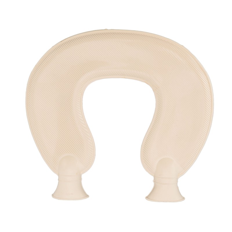 U Shaped Neck Hot Water Bag Double Knitted Insulation Rubber