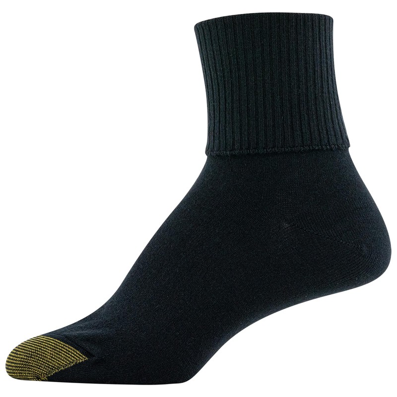 Gold Toe Women's Ultra Soft Providence Turn Cuff 3 Pack,