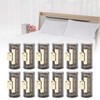 12 PCS Needle Free Sheet Clips ABS Strong Fastening Versatile