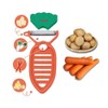 Shallot Roller Green Spring Onion Slicer Shredder + TULGIGS Vegetable