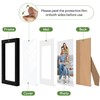 WenYa 5x7 Black Photo Frames, 4 Pack 7x5 Picture Frames