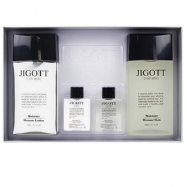 Zigot Moisture Homme Skin Lotion Gift Set Men's Cosmetics Wrinkle-improving Functional Cosmetics Men's Cosmetics Thank You Gift Free Gift 5ea