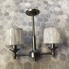 SunLink 4 SunLink Camper RV 12V Ceiling 2 Light Chandelier