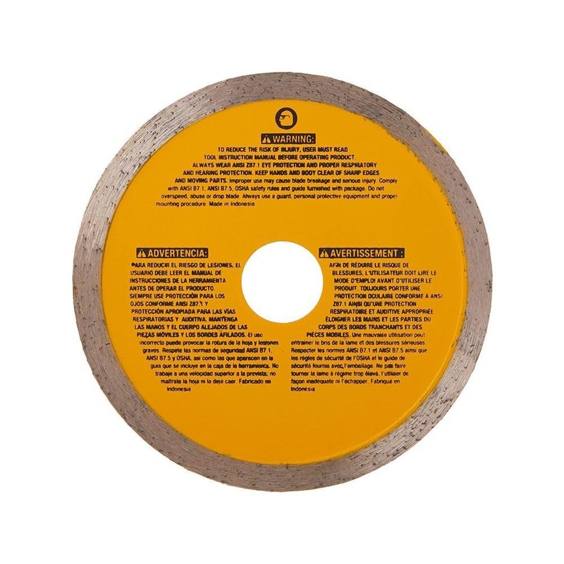 DEWALT Diamond Blade for Porcelain Tile, Wet/Dry, 4-1/2-Inch (DW4765)