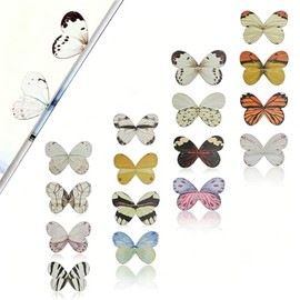 16 marcapáginas de mariposas, marcadores magnéticos para mujeres, bonitos marcadores para lectura, marcadores de página de mariposas, bonito marcador 