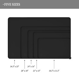 Reopet Silicone Dog Cat Bowl Mat Non-Stick Food Pad Water Cushion Waterproof - Multiple Colors, Sizes & Purposes