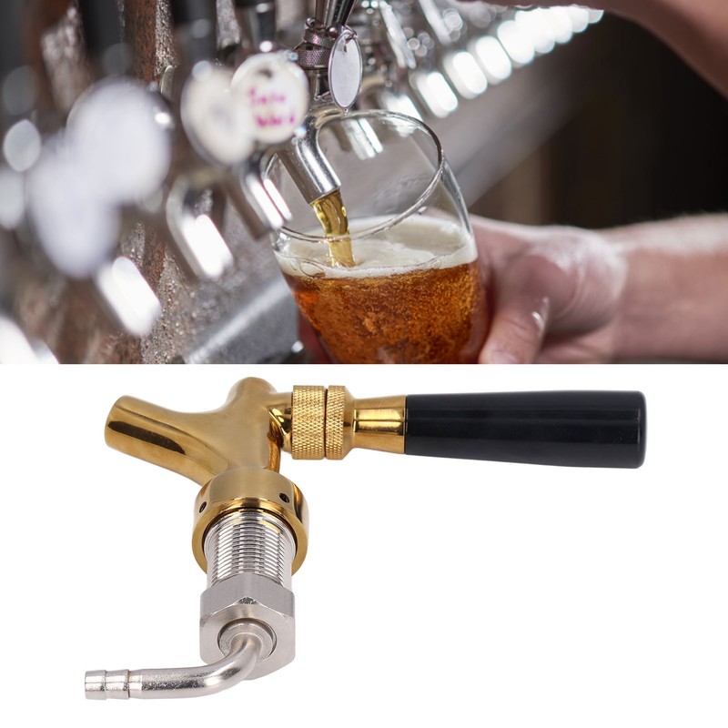 Beer Tap Keg Faucet 304 Stainless Steel Accessory Replacement for