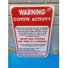 Garage COYOTE ACTIVITY FUNNY SHOP SIGN GARAGE ART MAN CAVE