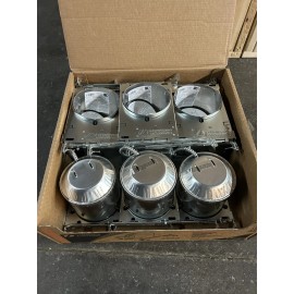 AH LIGHTING 6" Inch New Construction Recessed Can Light Housing - IC Air Tight LED (6 Pack)