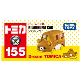 Takara Tomy Tomica Dream Tomica No.155 Rilakkuma Car Mini Car Toy Ages 3 and Up