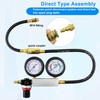 JoyFans Cylinder Leak Down Tester Kit, Tu-21 Small Engine Combustion