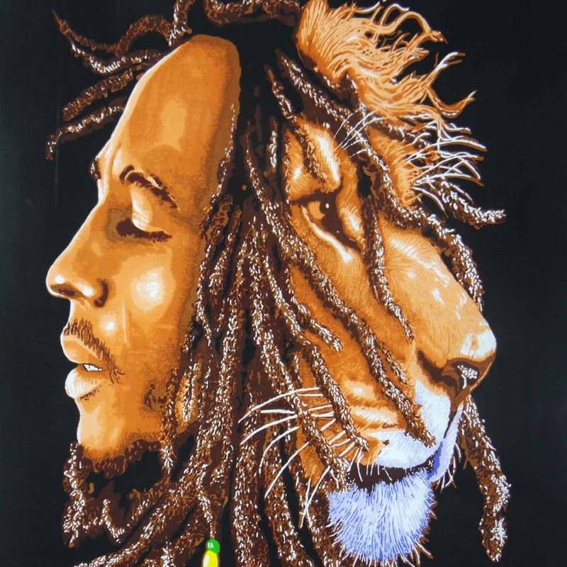 Indian Décor Werfen Cotton Tapestry Poster Größe Schwarz Bohemian Wandbehang