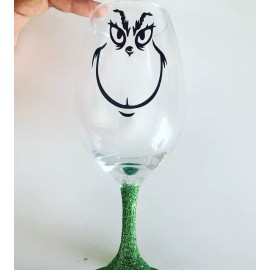 Grinch Glass