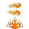 Wild Dingos LLC ST2 - Multi-Color Flame Decal Kit Golf