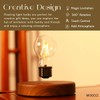 MOOCCI Floating Light Bulb Desk Lamp, Magnetic Levitating Lamps LED