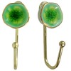 G Decor Rhodes Ceramic Rustic Wall Hooks for Living Room,