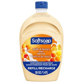 Milk & Honey Scented, Liquid Hand Soap Refill, 50 Ounce Nail Cleanser - Scent: Milk & Honey, Size: 50 Fl Oz (Pack of 1)