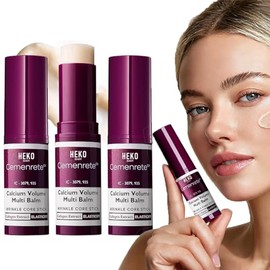 Cemenrete Calcium Multi Balm-Crema hidratante multiefecto de calcio antiedad,Reafirma e hidrata la piel,núcleo antiarrugas para Ojos,Cuello y Rostro - Hidratante Reafirmante y Tratamiento Antiarrugas (Tres)