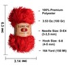 LUKCHE Lukche Eyelash Fun Fur Yarn Premium 100% Polyester 164