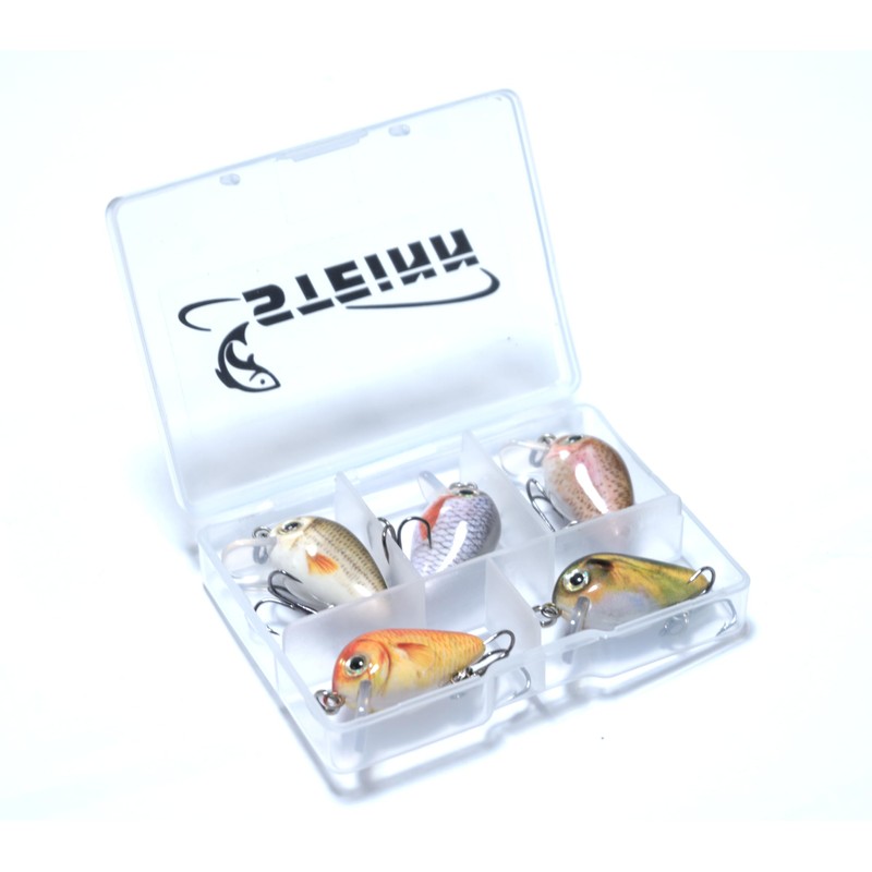 Steinn Wobbler Crankbait Artificial Bait Set Predatory Fish Zander Perch