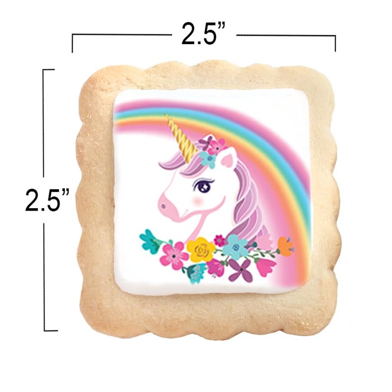 Unicorn Cookies Individually Wrapped Bulk For Kids Theme Birthday Party